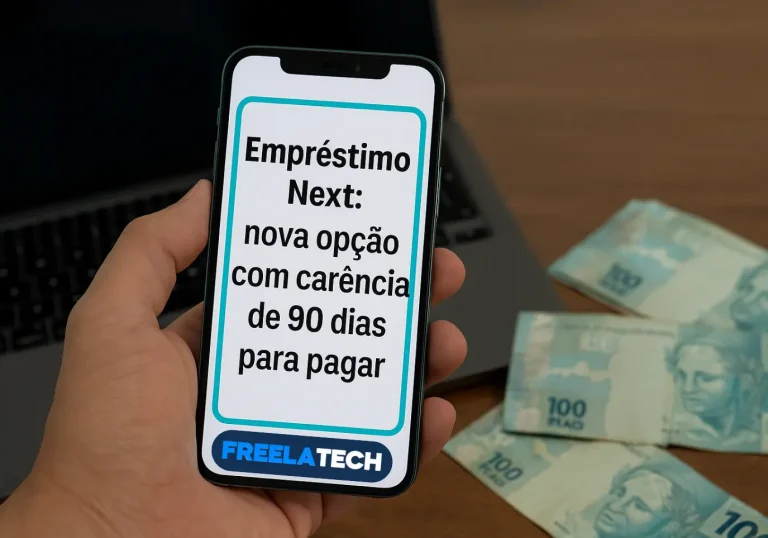 Empréstimo Next: nova opção com carência de 90 dias para pagar - Freela Tech