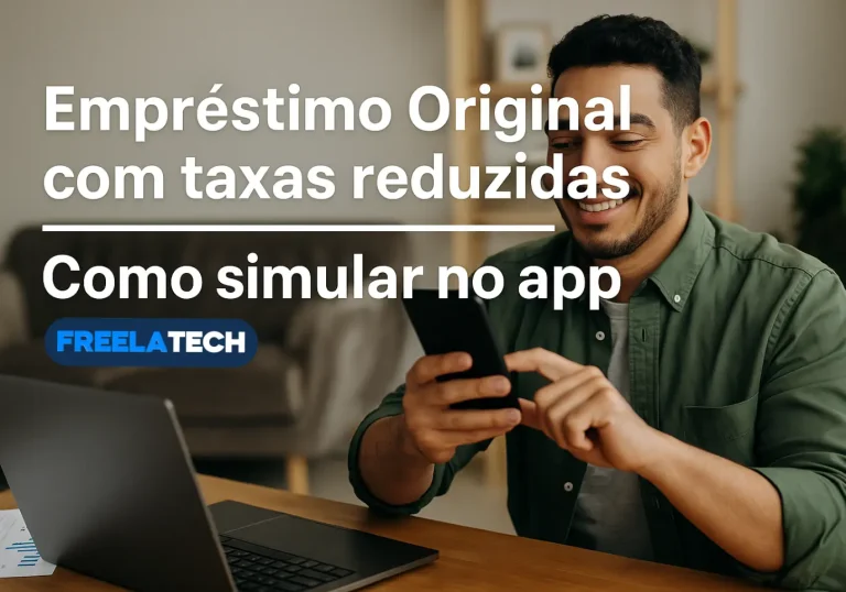 Empréstimo Original com taxas reduzidas — Como simular no app - Freela Tech