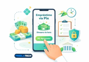 Empréstimo na hora via Pix: Aplicativos com liberação rápida - Freela Tech