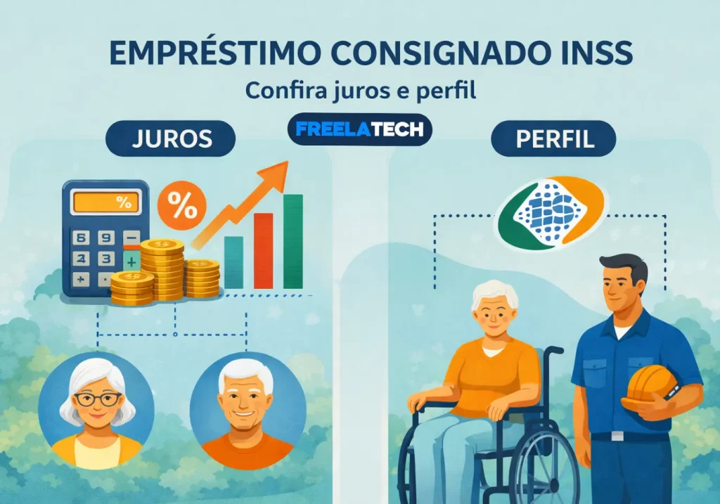 Empréstimo consignado INSS: Confira juros e perfil - Freela Tech
