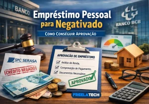 Empréstimo pessoal para negativado: como conseguir aprovação - Freela Tech