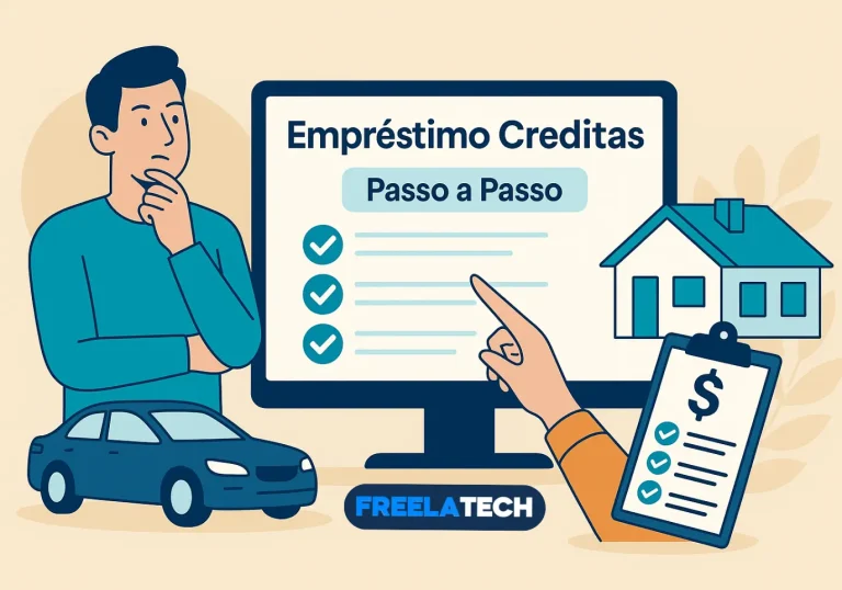 Empréstimo Creditas: como solicitar passo a passo - Freela Tech