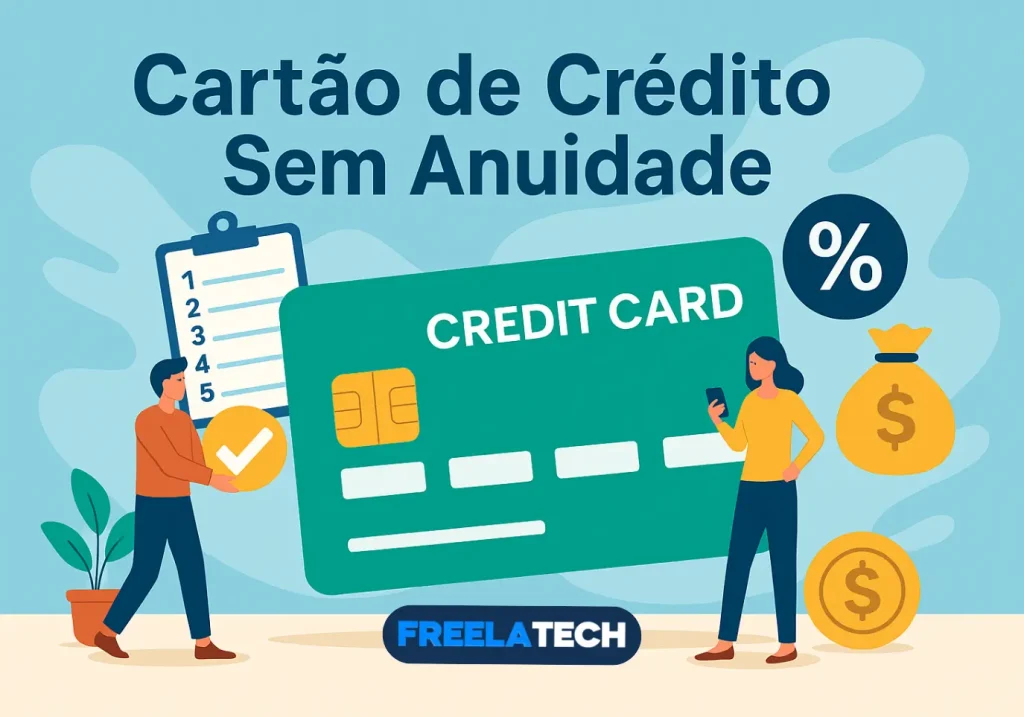Cartão de crédito sem anuidade: veja os 5 melhores hoje - Freela Tech