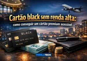 Cartão black sem renda alta: como conseguir um cartão premium - Freela Tech
