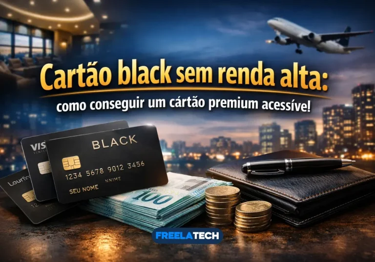 Cartão black sem renda alta: como conseguir um cartão premium - Freela Tech